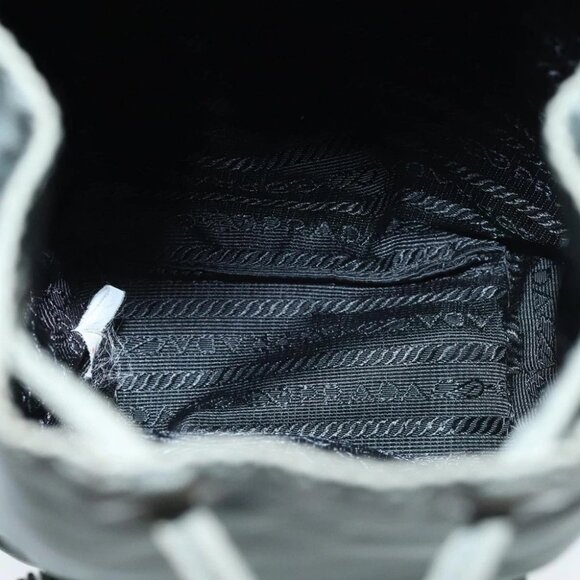 PRADA Hand Bag Nylon Khaki - Picture 12 of 14